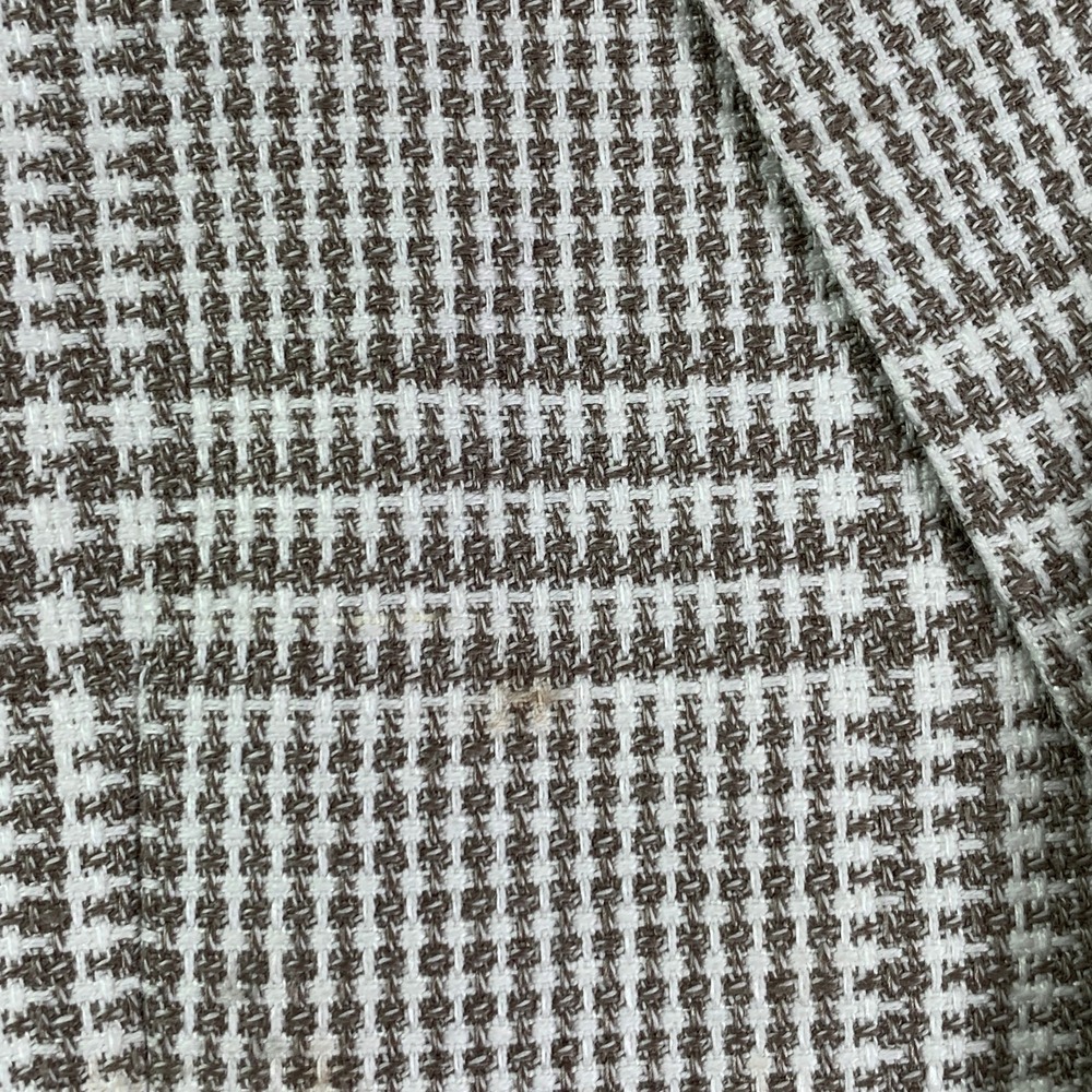 Hugo Boss Linen Blazer Jacket Men 38R Windowpane Sport Coat Unlined - Picture 6 of 16